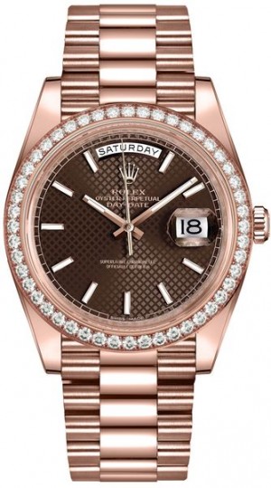 Rolex Day-Date 40 Orologio da uomo in oro 18k Everose 228345RBR