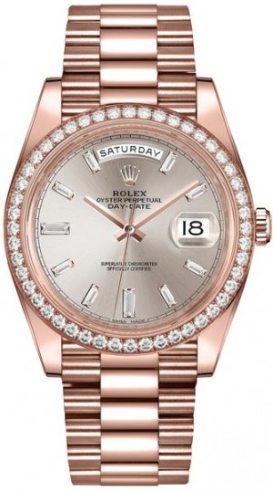 Rolex Day-Date 40 Sundust Diamond Dial Orologio da uomo 228345RBR