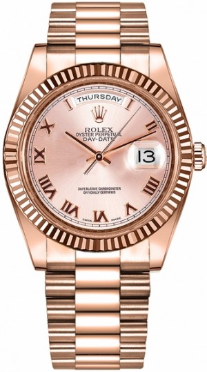 Rolex Day-Date 41 Orologio d'oro rosa 218235