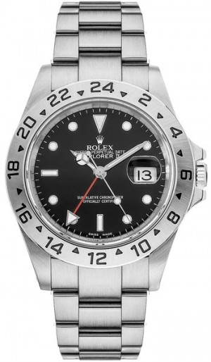 Rolex Explorer II Orologio da uomo Rolex Explorer II Quadrante nero 40mm 16570