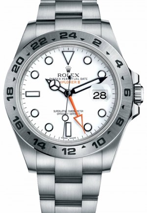 Rolex Explorer II Orologio da uomo con quadrante bianco 216570