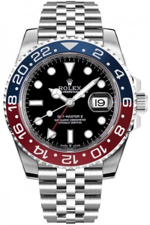 Rolex GMT-Master II Pepsi Orologio di lusso da uomo 126710BLRO