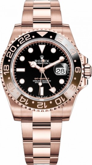 Rolex GMT-Master II Root Beer Root Beer Rose Gold 126715CHNR