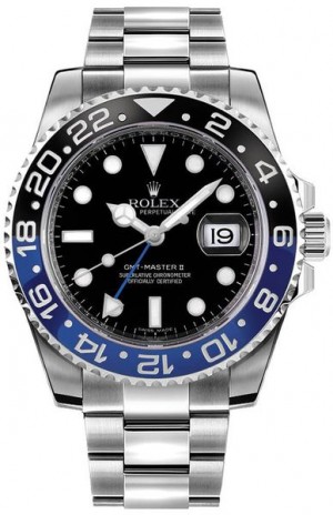 Rolex GMT-Master II Batman 40mm Orologio da uomo 116710BLNR