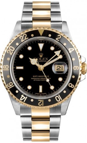 Rolex GMT-Master II Orologio da uomo con quadrante nero 16713LN