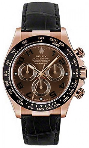 Orologio Rolex Cosmograph Daytona Brown Dial Uomo 116515