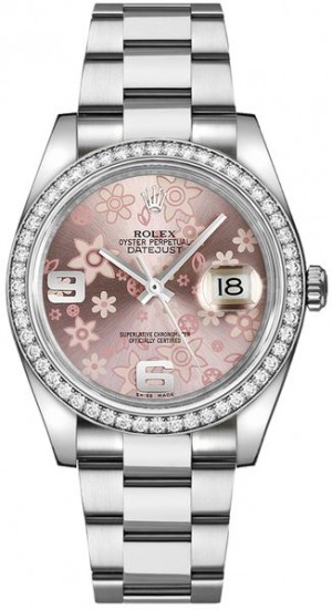 Rolex Datejust 36 Orologio da donna Rolex Datejust 36 Pink Dial 116244