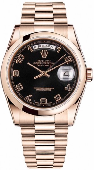 Rolex Day-Date 36 Orologio d'oro rosa 118205
