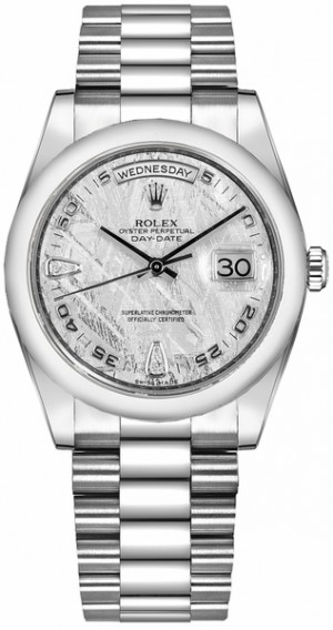 Rolex Day-Date 36 Orologio da uomo in oro bianco 18 carati massiccio 118209
