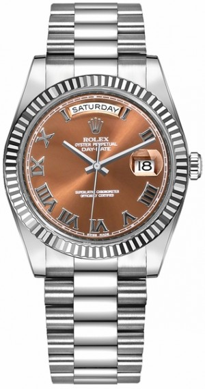 Orologio Rolex Day-Date 36 White Gold President Bracciale President Bracciale 118239