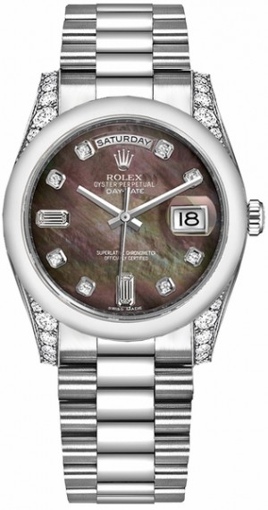Rolex Day-Date 36 Platinum Orologio da uomo 118296