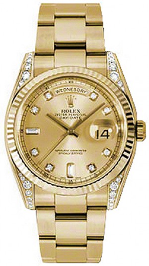 Rolex Day-Date 36 Orologio in oro massiccio 118338