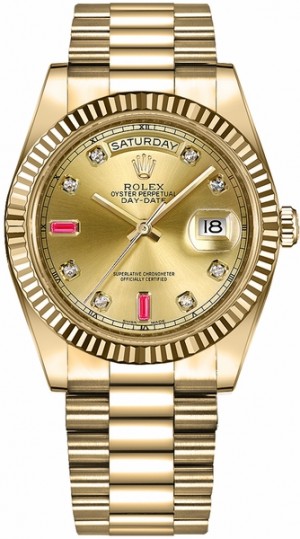 Rolex Day-Date 41 Orologio d'oro giallo 218238
