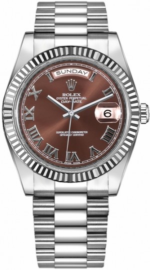 Rolex Day-Date 41 Bracciale President Bracciale in oro bianco 218239