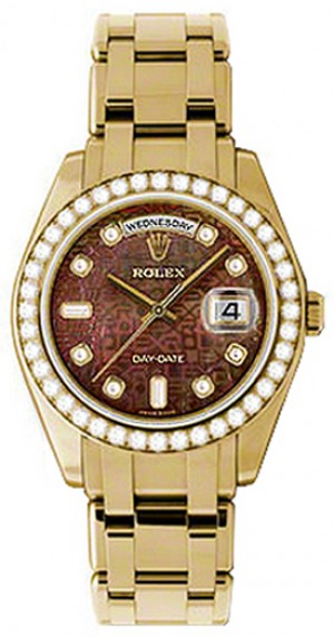 Rolex Day-Date Special Edition Orologio da uomo con diamanti in oro 18948