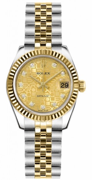 Rolex Lady-Datejust 26 Orologio svizzero da donna 179173