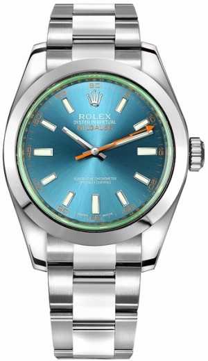 Orologio Rolex Milgauss Z-Blue Dial Orologio da uomo di lusso 116400GV