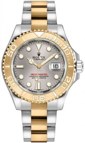 Rolex Yacht-Master 35 Orologio Oro e Acciaio 168623