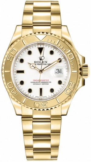 Rolex Yacht-Master 35 Orologio d'oro da uomo 168628