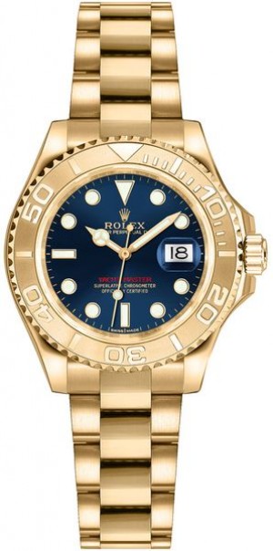 Rolex Yacht-Master 29 Orologio in oro massiccio 169628