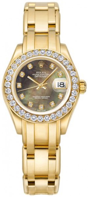 Rolex Pearlmaster Diamond Dial Orologio da donna 80298