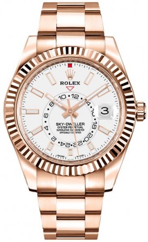 Rolex Sky-Dweller Orologio da uomo con quadrante bianco 326935