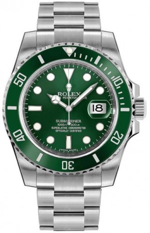 Rolex Submariner Date Hulk Oystersteel Orologio da uomo 116610LV