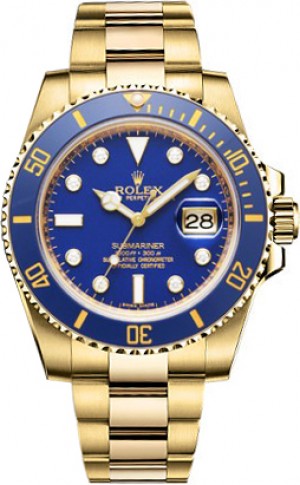 Rolex Submariner Date Diamond Orologio da uomo 116618