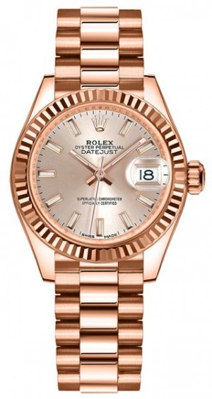 Rolex Lady-Datejust 28 Sundust Dial Orologio da donna 279175