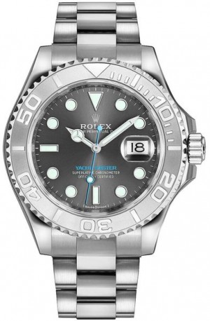 Rolex Yacht-Master 40 Orologio da uomo con quadrante in rodio scuro 116622