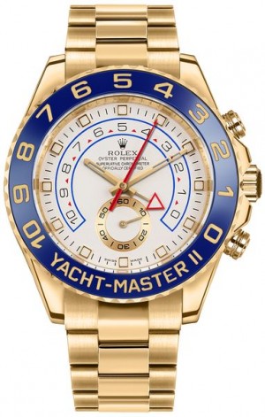Rolex Yacht-Master II Orologio di lusso da uomo in oro giallo 18 carati 116688